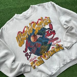 1995 World Series Cleveland Indians Crewneck Retro